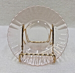 Vintage Fortecrisa Radiance "Swirl" Pattern Saucer Plate 5.75" Replacement